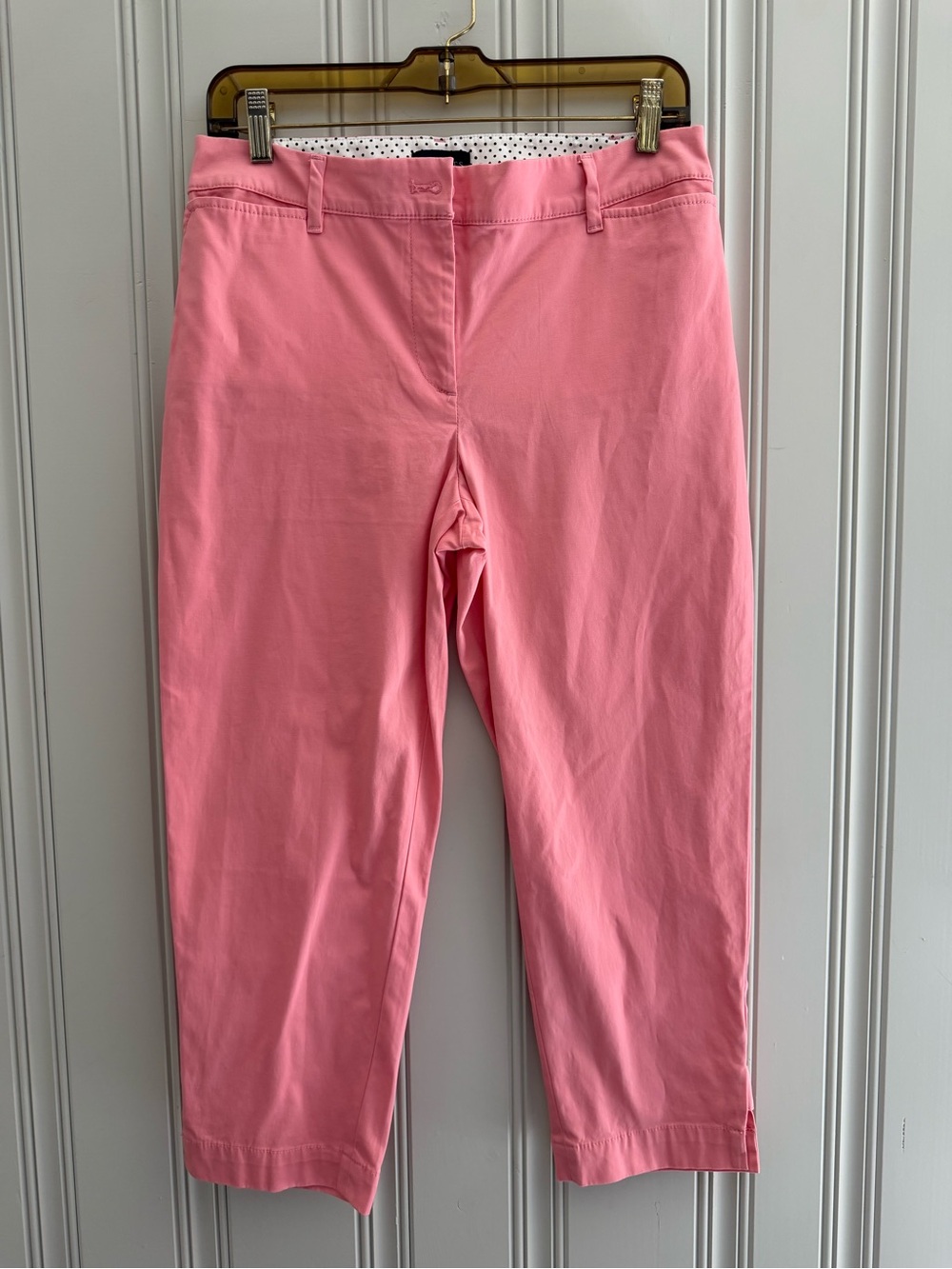Talbots Pink Perfect Crop Pants